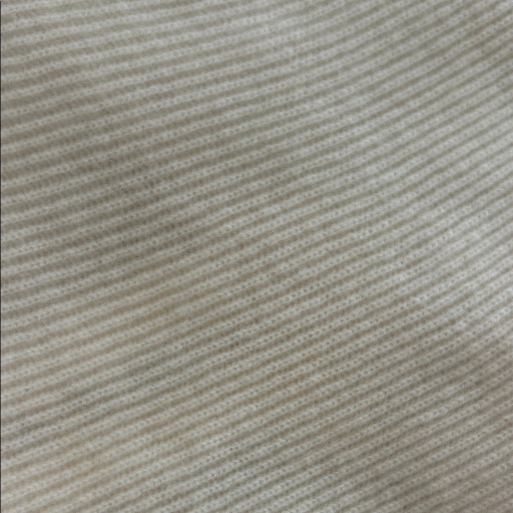 Express Cream Ribbed Wrap Blouse - Picture 4 of 4